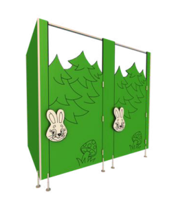 WC-Sanitärkabinen für Kindergärten aus HPL-Platten KIDS JUNGLE (1) (1)